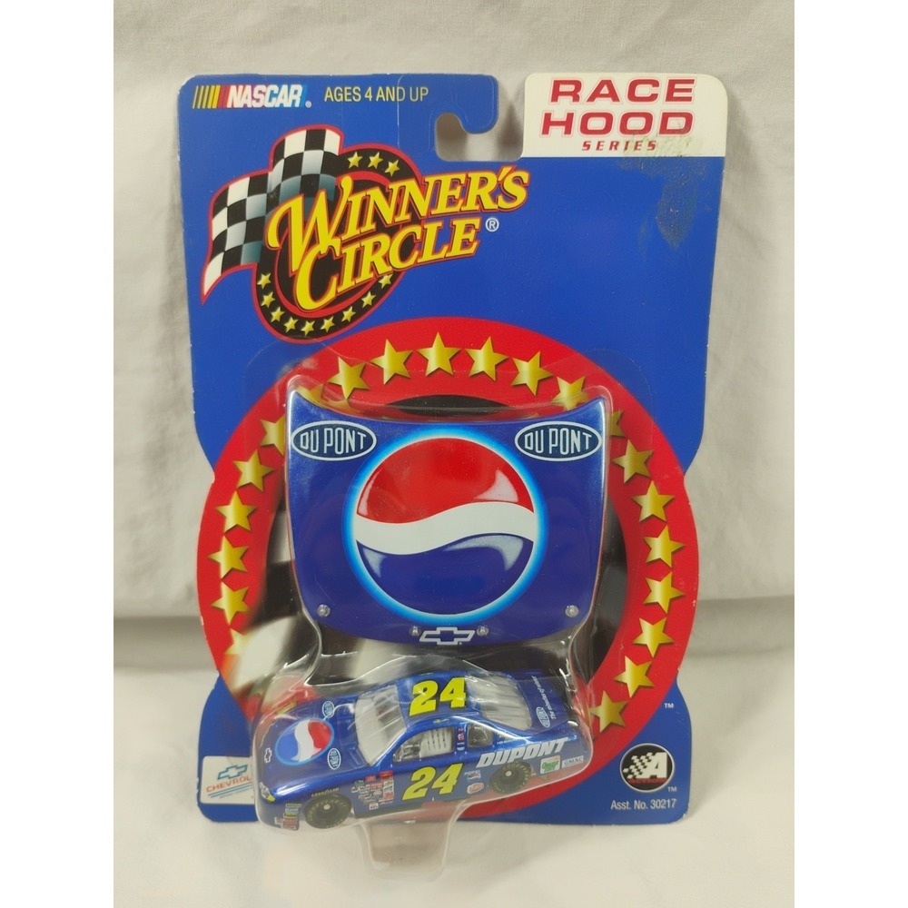 2002 WINNERS CIRCLE 1:64 Diecast JEFF GORDON #24 Race Hood Series Pepsi New‎